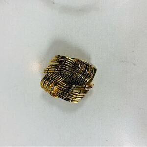 Lieba Scarf Clip Gold Vintage Made USA1.25"